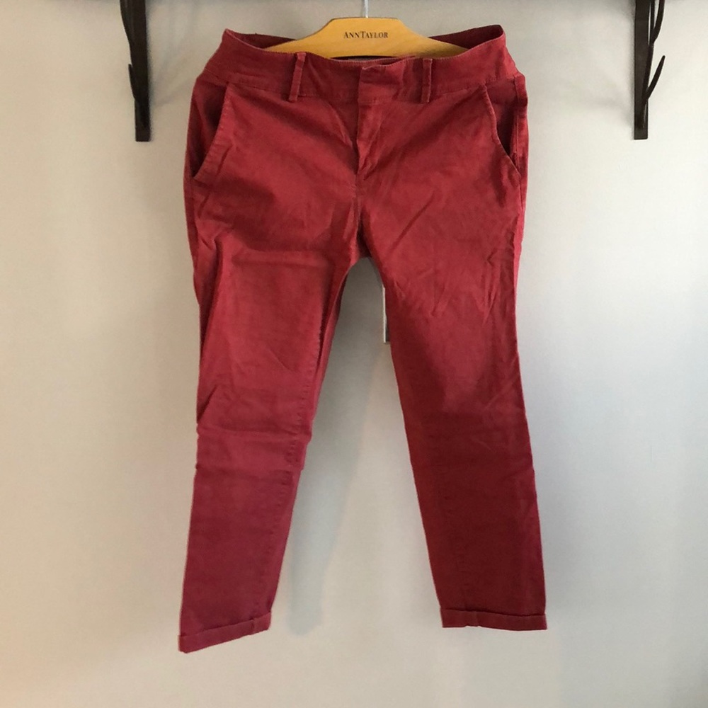 Loft chino Capri pants